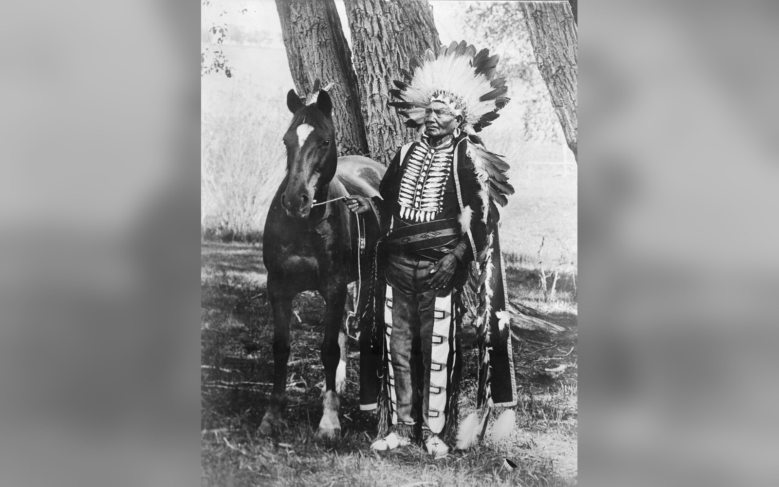 Chief Ignacio, photographed in 1904. He led the Southern Ute through the reservation period after 1873.